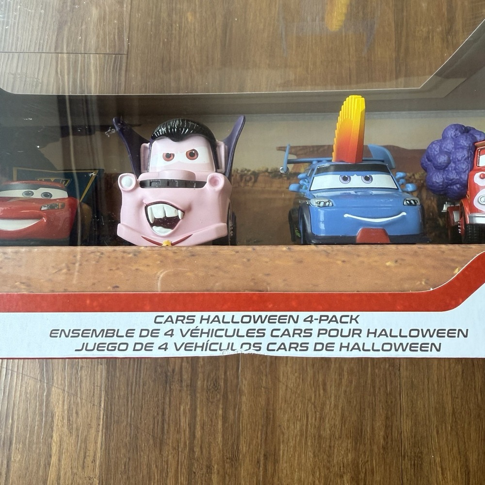 Disney Pixar Cars Halloween 4-Pack Die Cast Lightning McQueen Mater Red DJ
